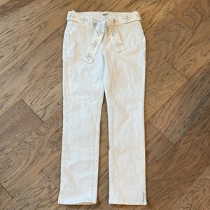 Paige Hoxton White Jeans